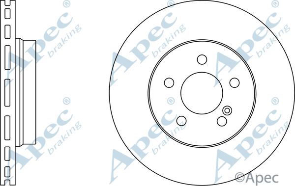 APEC BRAKING Тормозной диск DSK2613